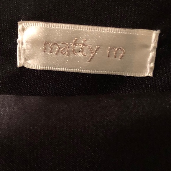 Anthro MATTY M Black Silk Trim SS Top Sz S MINT - Picture 8 of 8